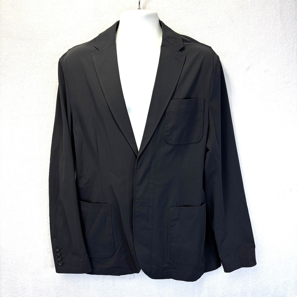 Perry Ellis Nylon Travel Blazer Men XL SLIM FIT Stretch Lightweight Unstructured
